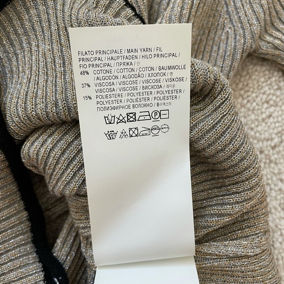 Golden Goose Alta metallic high neck knit top xs - Picture 5 of 6